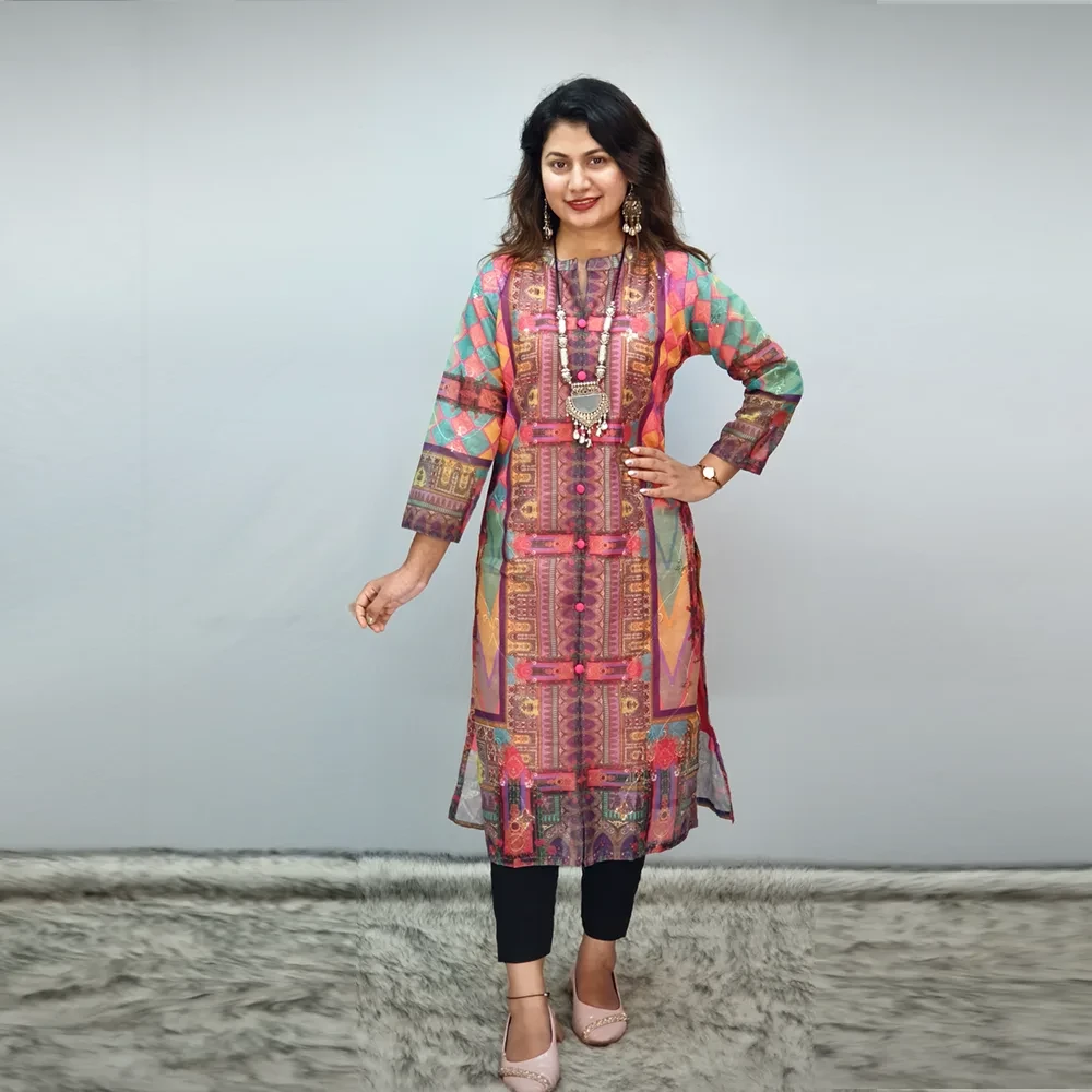 Women's Traditional Style Kurti 6605