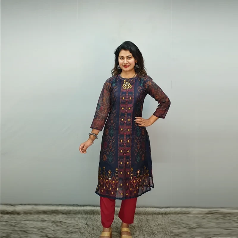 Women's Traditional Style Kurti 6615